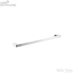 Milos - Single Towel Rail 400mm -HERA BATHWARE milos single towel rail 400mmbrushed nickeltowel railbella vista 837997