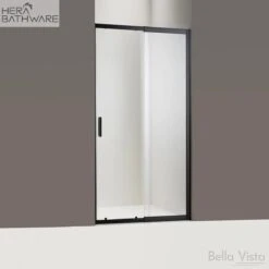 Miramar Sliding Semi Framed Shower Screen 1950mm – Front Only - Multiple Sizes