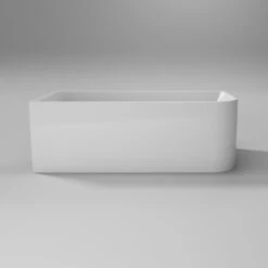 Modica Corner Bathtub - Gloss / Matte White