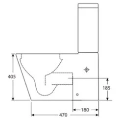 Monash Wall Faced Toilet Suite - Rimless -HERA BATHWARE monash wall faced toilet suite rimlesstoiletscob pen 557880