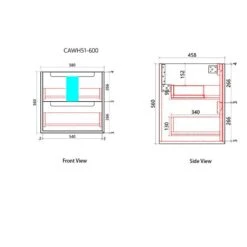 Moreno Wall Hung Vanity 600-1500mm -HERA BATHWARE moreno wall hung vanity 600 1500mmcabinet only600mmvanitiesaulic 588475