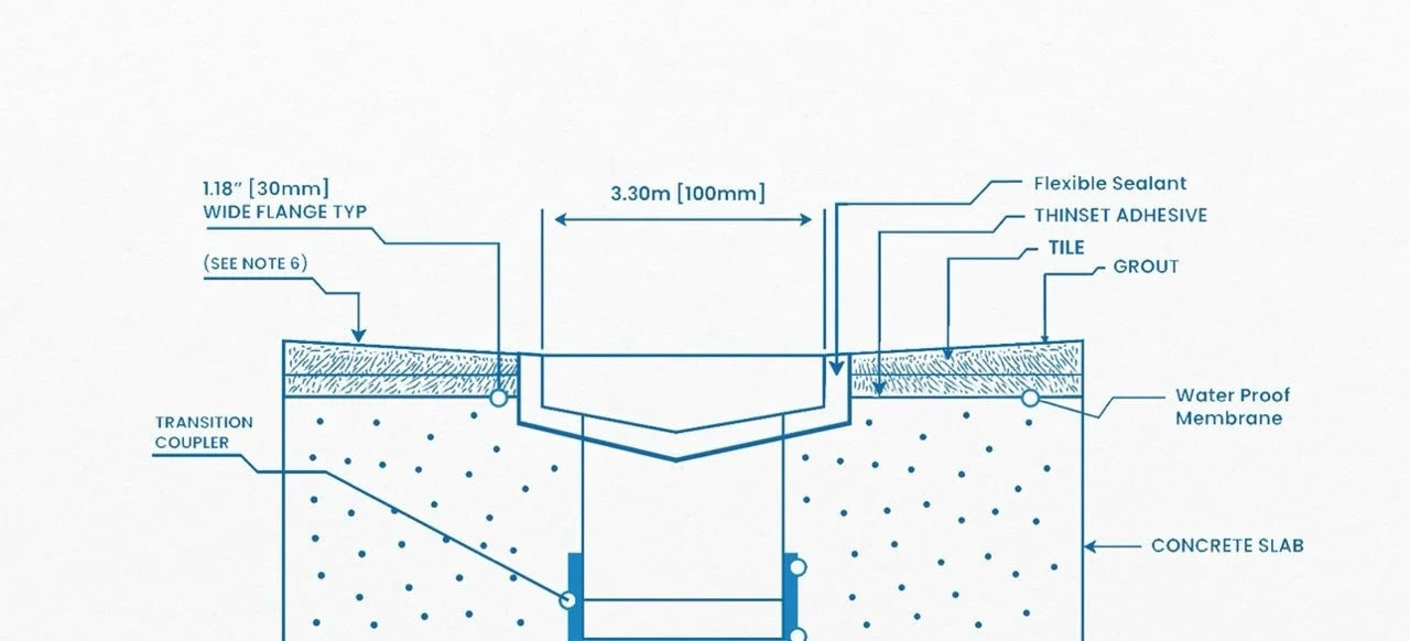 Muses Slimline Aluminium Tile Insert Floor Grate 35mm 4 Muses Slimline Aluminium Tile Insert Floor Grate 35mm - Image 4