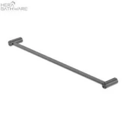 New Mecca Single Towel Rail 600/800mm Single/Double -HERA BATHWARE new mecca single towel rail 600800mm singledouble600mm single railchromenero tapware 451984