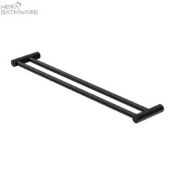 New Mecca Single Towel Rail 600/800mm Single/Double -HERA BATHWARE new mecca single towel rail 600800mm singledouble600mm single railchromenero tapware 524915