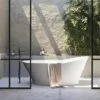 NEW YORK Gloss White Free Standing Bathtub