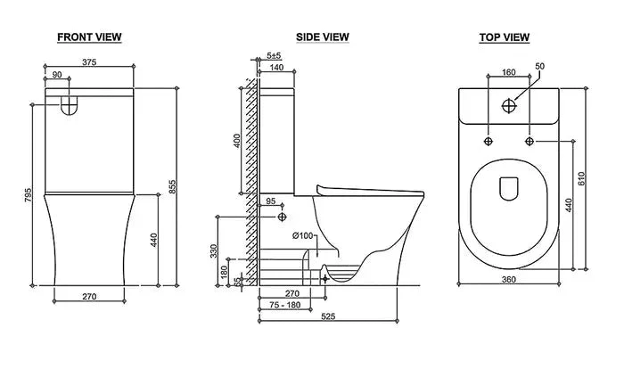 NEWPORT TOILET SUITE 2 NEWPORT TOILET SUITE - Image 2
