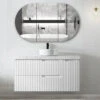 Noosa 1200mm Satin White Wall Hung Vanity