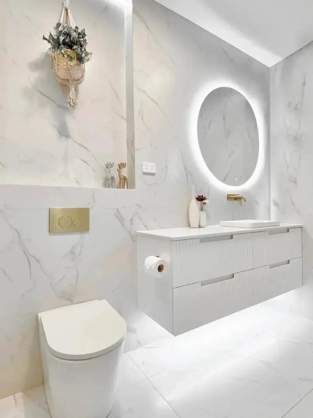 Noosa 1500mm Satin White Wall Hung Vanity 5 Noosa 1500mm Satin White Wall Hung Vanity - Image 5