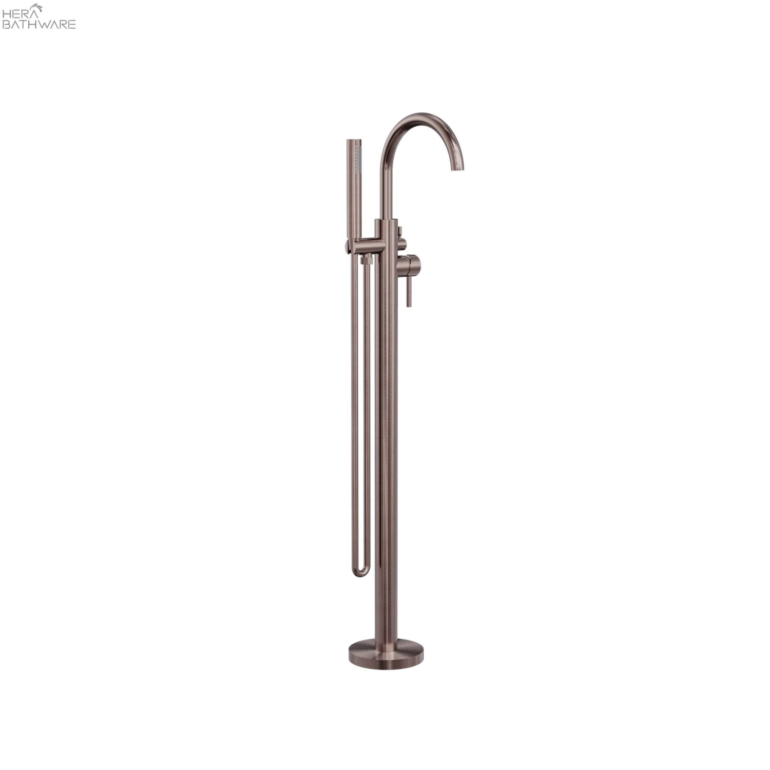 NOVA/Mecca Round Floor Mount Mixer With Handshower 7 NOVA/Mecca Round Floor Mount Mixer With Handshower - Image 7
