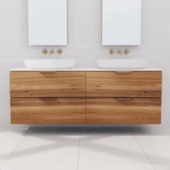 Odesa Cabinet Only | Fifth Avenue -HERA BATHWARE odesa cabinet only fifth avenueblackbutt600mmvanitiesfifth ave 503077