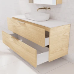 Odesa Cabinet Only | Fifth Avenue -HERA BATHWARE odesa cabinet only fifth avenuewhite american oak600mmvanitiesfifth ave 880640