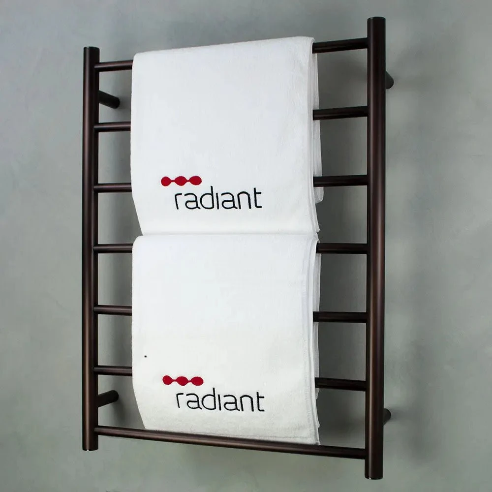 Oil Rubbed Bronze Round Heated Ladder Towel Rails (240V) 3 Oil Rubbed Bronze Round Heated Ladder Towel Rails (240V) - Image 3