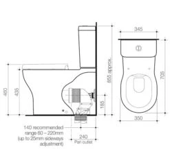OPAL Cleanflush Easy Height Wall Faced Close Coupled Suite | CAROMA 11 OPAL Cleanflush Easy Height Wall Faced Close Coupled Suite | CAROMA -HERA BATHWARE opal cleanflush easy height wall faced close coupled suite caromadouble flap seat anthracite greytoiletcaroma 977885