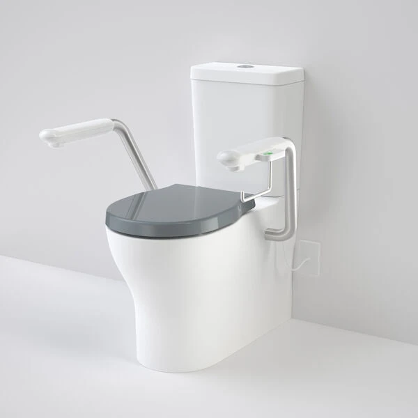 OPAL Cleanflush Easy Height Wall Faced Close Coupled Suite With Nurse Call Armrest | CAROMA 7 OPAL Cleanflush Easy Height Wall Faced Close Coupled Suite With Nurse Call Armrest | CAROMA - Image 7