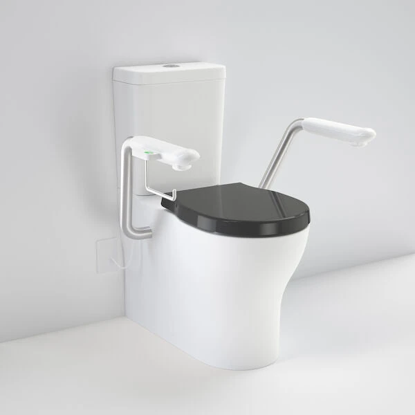 OPAL Cleanflush Easy Height Wall Faced Close Coupled Suite With Nurse Call Armrest | CAROMA 5 OPAL Cleanflush Easy Height Wall Faced Close Coupled Suite With Nurse Call Armrest | CAROMA - Image 5