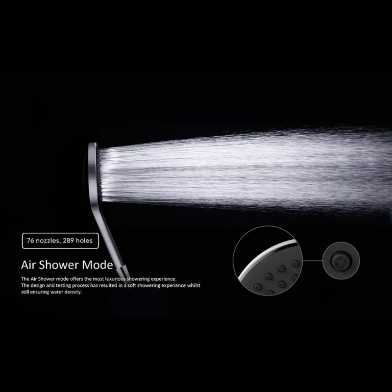 OPAL Rail Shower With Air Shower II | Nero 11 OPAL Rail Shower With Air Shower II | Nero - Image 11