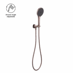 Opal Hand Shower Bracket With Air Shower II | Nero