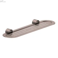 Opal Metal Shelf -HERA BATHWARE opal metal shelfbrushed bronzeshower shelfnero tapware 881129
