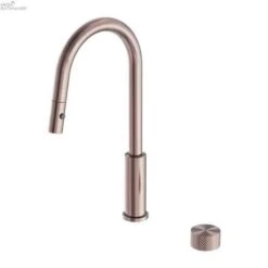 Opal Progressive Pull Out Sink Mixer With Vegie Spray Function -HERA BATHWARE opal progressive pull out sink mixer with vegie spray functionbrushed bronzekitchen mixernero tapware 169109