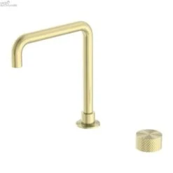 Opal Progressive Tall Basin Set -HERA BATHWARE opal progressive tall basin setbrushed goldtall basin mixernero tapware 875549