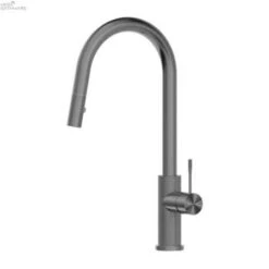 Opal Pull-Out Sink Mixer With Vegie Spray Function -HERA BATHWARE opal pull out sink mixer with vegie spray functiongraphitekitchen mixernero tapware 588116