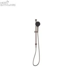 OPAL Rail Shower With Air Shower II | Nero 19 OPAL Rail Shower With Air Shower II | Nero -HERA BATHWARE opal rail shower with air shower ii nerobrushed bronzeshower railsnero tapware 734944