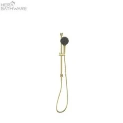OPAL Rail Shower With Air Shower II | Nero 16 OPAL Rail Shower With Air Shower II | Nero -HERA BATHWARE opal rail shower with air shower ii nerobrushed goldshower railsnero tapware 240669