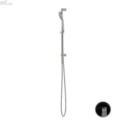 OPAL Rail Shower With Air Shower | Nero 14 OPAL Rail Shower With Air Shower | Nero -HERA BATHWARE opal rail shower with air shower nerobrushed nickelshower railsnero tapware 750847