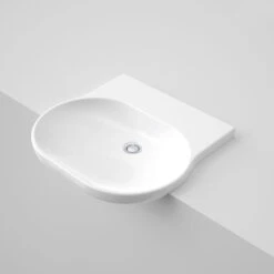 OPAL Sole Semi Recessed Basin 550mm | CAROMA