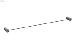 Opal Towel Rail 800mm Single/Double Towel Rails -HERA BATHWARE opal towel rail 800mm singledouble towel railssingle towel railbrushed bronzetowel railnero tapware 894044