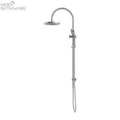 OPAL Twin Shower Set | Nero -HERA BATHWARE opal twin shower set nerobrushed bronzeshower setnero tapware 906428