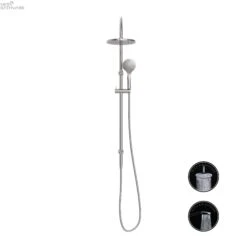 Opal Twin Shower With Air Shower | Nero -HERA BATHWARE opal twin shower with air shower nerobrushed goldshower setnero tapware 948570