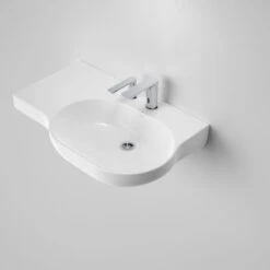 OPAL Wall Basin 720mm Left Hand Shelf | CAROMA -HERA BATHWARE opal wall basin 720mm left hand shelf caroma2 tap hole lhbasincaroma 154651