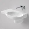 OPAL Wall Basin 720mm Left Hand Shelf | CAROMA