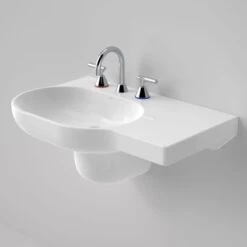 OPAL Wall Basin 720mm Right Hand Shelf | CAROMA -HERA BATHWARE opal wall basin 720mm right hand shelf caroma3 tap holebasincaroma 219505