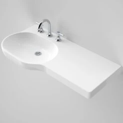 OPAL Wall Basin 920mm Right Hand Shelf | CAROMA -HERA BATHWARE opal wall basin 920mm right hand shelf caroma3 tap holebasincaroma 699939