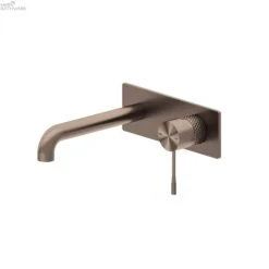Opal Wall Basin/Bath Mixer 120-260mm Spout Length 7 Opal Wall Basin/Bath Mixer 120-260mm Spout Length -HERA BATHWARE opal wall basinbath mixer 120 260mm spout length120mmbrushed bronzewall basin mixernero tapware 417582