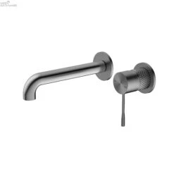 Opal Wall Basin/Bath Mixer Seperated 120-260mm Spout Length 8 Opal Wall Basin/Bath Mixer Seperated 120-260mm Spout Length -HERA BATHWARE opal wall basinbath mixer seperated 120 260mm spout length120mmgraphitewall basin mixernero tapware 482600