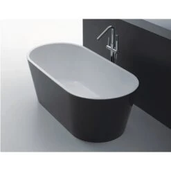 Oslo Free Standing Bathtub - Matte Black