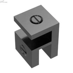 OVER-PANEL GLASS TO GLASS FITTING 10MM GLASS -HERA BATHWARE over panel glass to glass fitting 10mm glassgun metalfitting kitsnero tapware 657322