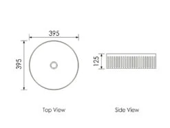 Oxford Round Above Counter Basin 11 Oxford Round Above Counter Basin -HERA BATHWARE oxford round above counter basinmatte blackbasinotti 165579