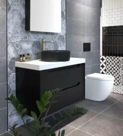 Oxford Round Above Counter Basin 10 Oxford Round Above Counter Basin -HERA BATHWARE oxford round above counter basinmatte blackbasinotti 442521