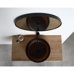 Palazzo | Above Counter Glass Basin -HERA BATHWARE palazzo above counter glass basinmatte tea patternabove counter basinbnk 966788