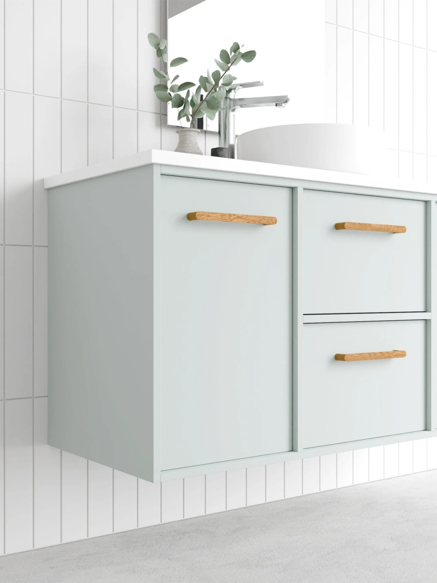 Palm | 1200mm Bathroom Wall Hung Vanity 3 Palm | 1200mm Bathroom Wall Hung Vanity - Image 3