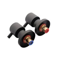 PANDRA Wall Top Assemblies - Matte Black -HERA BATHWARE pandra wall top assemblies matte blackmatte blackshower mixeraquaperla 610258