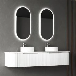 Petra Mark II Wall Hung Vanity 750-1800mm -HERA BATHWARE petra mark ii wall hung vanity 750 1800mmcabinet only1800mmvanitiesaulic 217651