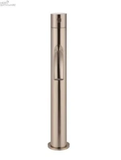 Piccola Tall Basin Mixer Tap With 130mm Spout | Meir -HERA BATHWARE piccola tall basin mixer tap with 130mm spout meirchampagnetapwaremeir 508350