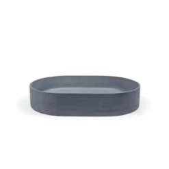 Pill Basin - Surface Mount -HERA BATHWARE pill basin surface mountcopan blueabove counter basinnood co 705431