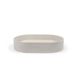 Pill Basin - Surface Mount -HERA BATHWARE pill basin surface mountivoryabove counter basinnood co 593739