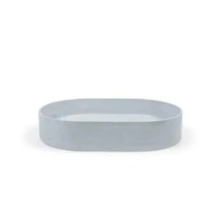 Pill Basin - Surface Mount -HERA BATHWARE pill basin surface mountpowder blueabove counter basinnood co 559430